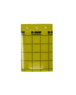 Sensor yellow sticky card 3 x 5 with grid lines and hanger